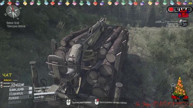 Катаем Spintires MudRunner карта Заболотное автор aleks32rus смотреть онлайн