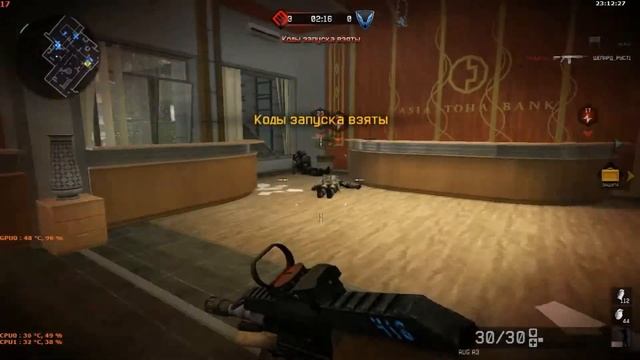Первая игра на карте Дипозит в Warface смотреть онлайн