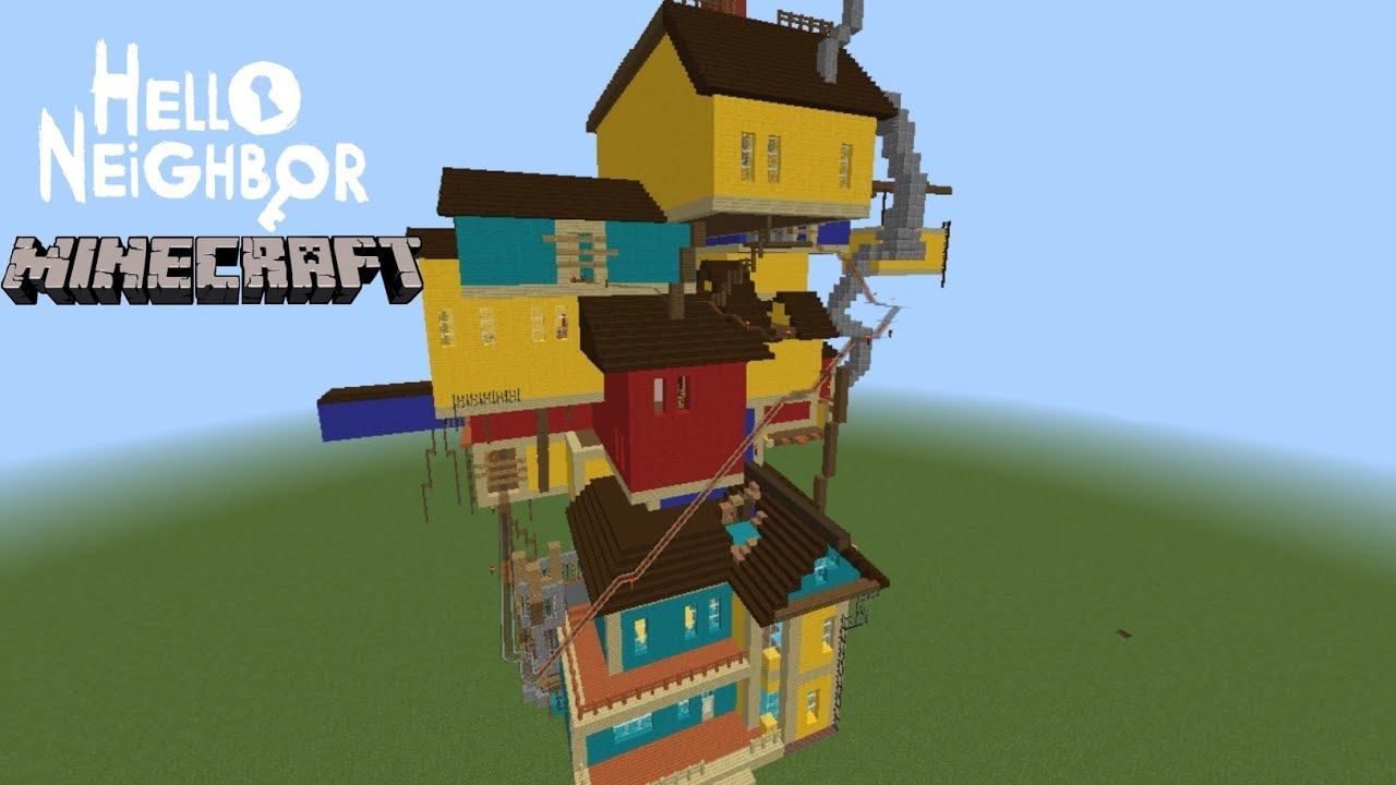 Hello Neighbor act 3 in Minecraft (the interior is not done) смотреть онлайн