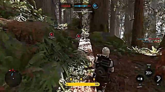 Star Wars Battlefront Funny Moments Part 2 - watch Dengar strike out! смотреть онлайн