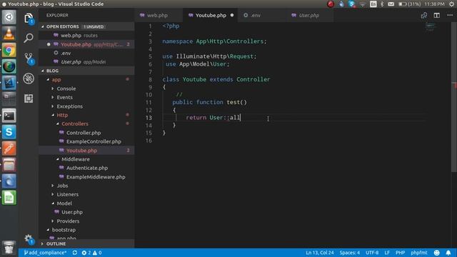 Lumen tutorial 6 - how to make simple get api смотреть онлайн