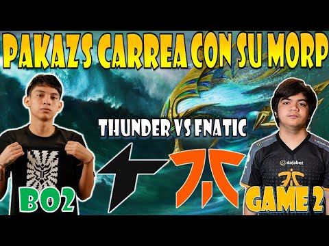 THUNDER AWAKEN VS FNATIC BO2[GAME 2]ESL ONE STOCKHOLM 2022 - DOTA 2 PRO MAJOR 2022 смотреть онлайн