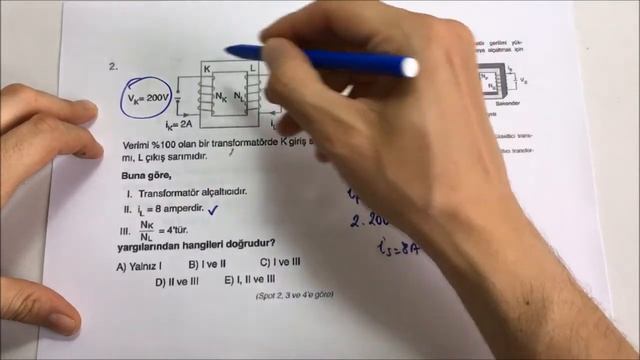 TEST-177 ALTERNATİF AKIM VE ALTERNATİF AKIM UYGULAMALARI REZONANS İNDÜKTANS EMPEDANS KAPASİTANS смотреть онлайн