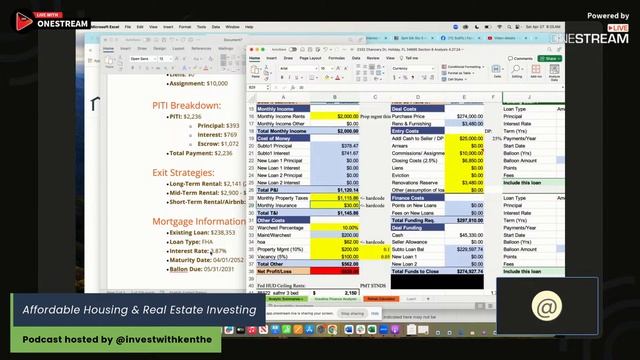 Day 210 - Underwriting a 3.87% subto deal in Holiday FL for Section 8 смотреть онлайн