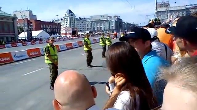 три каскадера G Drive show Новосибирск 2014 №3 смотреть онлайн