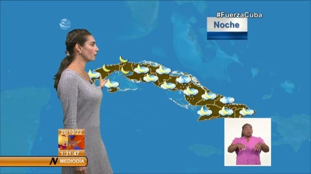 Parte del Tiempo al Mediodía en Cuba: 20/10/2022 смотреть онлайн