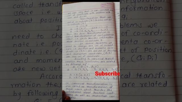 M.SC. Physics Canonical transformation and Central force. #@englishgrammerwithswati7623 смотреть онлайн