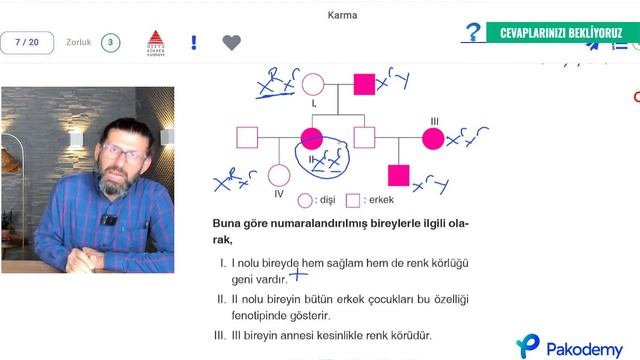 TYT-AYT | Biyoloji | Kalıtım | Soru Çözümü | YKS смотреть онлайн