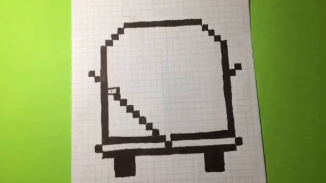Стрим - Рисуем Автобус по Клеточкам - Pixel art - school bus смотреть онлайн