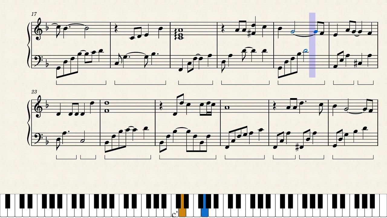 Lake Baikal - Piano sheet смотреть онлайн