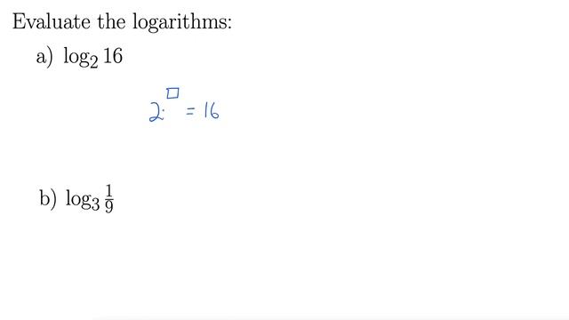 Try It! Evaluating Logarithms Without a Calculator смотреть онлайн
