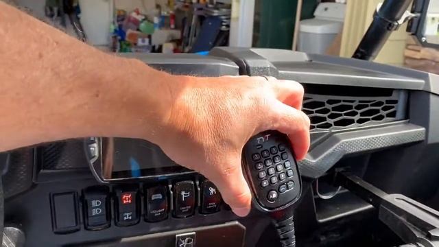 TYT TH 8600 IP 67 Dual Band 25W Radio Installed In A 2019 RZR XP4 TURBO