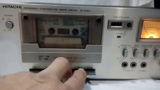 Deck Cassetera Hitachi D-230 Japon (vendida)