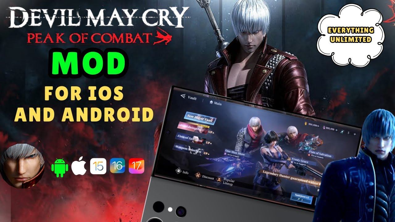 Devil May Cry Peak of Combat Mod for iOS & Android смотреть онлайн