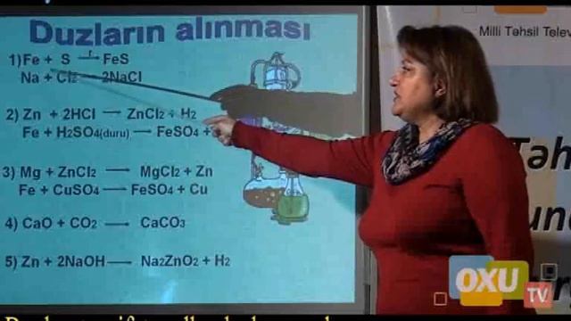 8 - ci sinif Kimya - Duzların təsnifatı, xassəsi смотреть онлайн