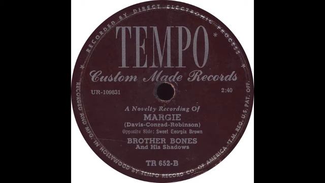 Tempo TR 652 B – Margie - Brother Bones And His Shadows смотреть онлайн