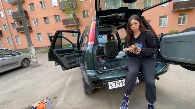 ЗАМЕНА ТОПЛИВНОГО ФИЛЬТРА ТОНКОЙ И ГРУБОЙ ОЧИСТКИ HONDA CRV RD1. смотреть онлайн