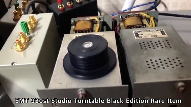 EMT 930st Studio Turntable Black Edition Rare Item