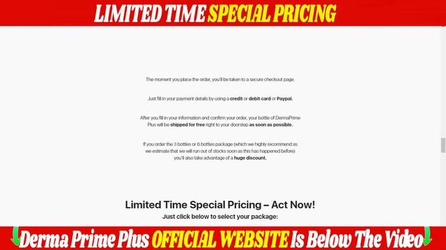 DERMA PRIME PLUS Reviews - ALL TRUTH ABOUT DERMA PRIME PLUS! DERMA PRIME PLUS really works? смотреть онлайн