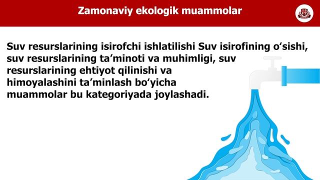 Zamonaviy Ekologik Muammolar