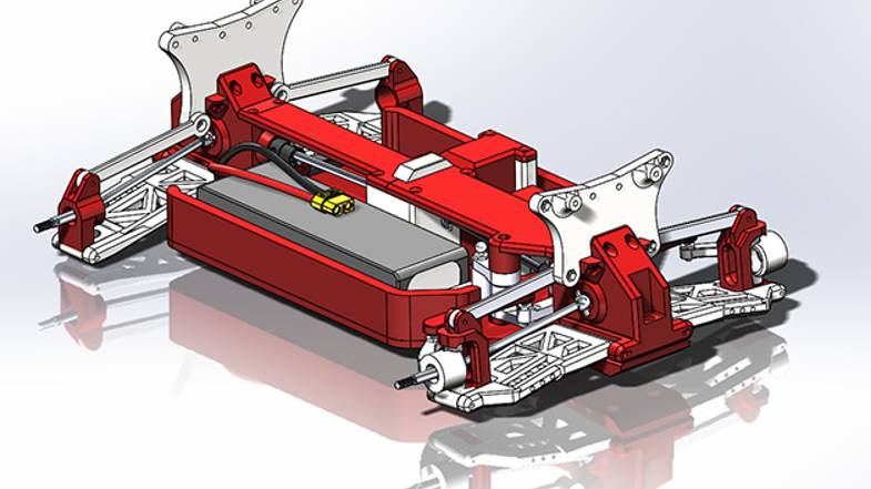 OpenRC Truggy #8. Новая шассь с нуля DIY. Масштаб 1/10 (версия 2.0), распечатана на 3D принтере