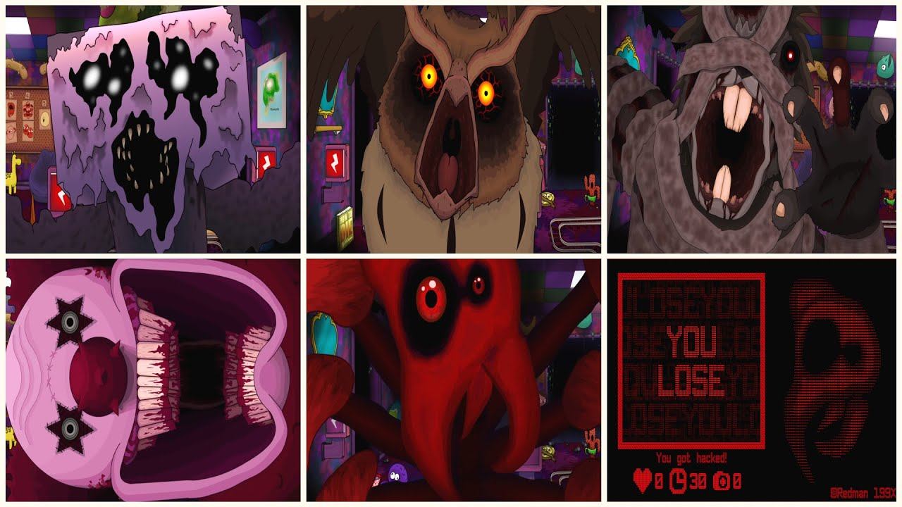 One Week at Flumpty's Fan-Made Demo All Jumpscares смотреть онлайн