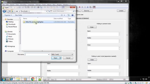 MikroTik Tutorial 65 - RouterOS Syntax Highlight In Notepad++