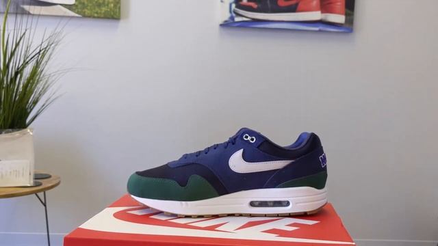 W Nike Air Max 1 '87 QS - Gorge Green - Obsidian/White-Midnight Navy DV3887-400 смотреть онлайн