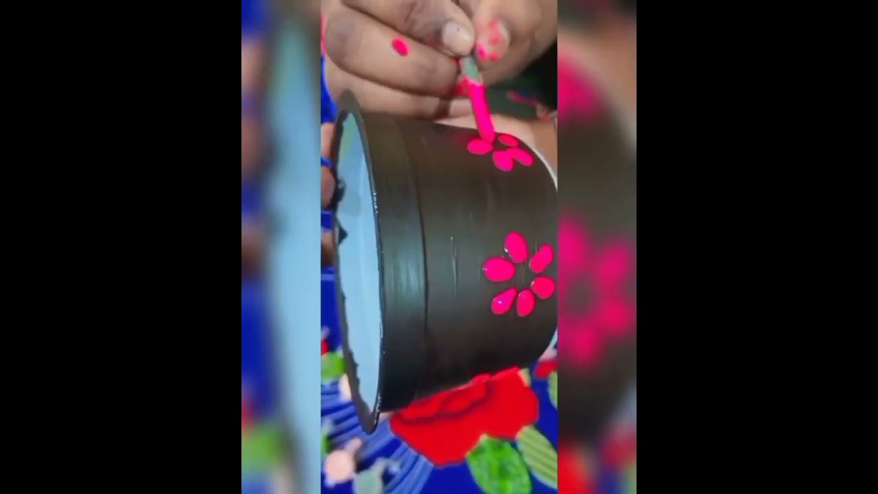 Best Use Of Waste Empty Dahi Glass|| Recycled Craft||😊😊😊😊 смотреть онлайн