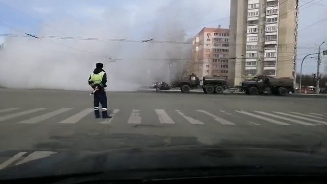 В Челябинске дезинфекция. смотреть онлайн