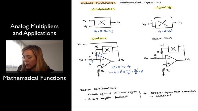 Mathematical Functions with Analog Multipliers смотреть онлайн