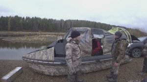 Грузим по полной -Аэролодку Берег / Аэролодка с комфортом автомобиля