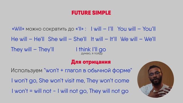 Простое будущее время (FUTURE SIMPLE) за 7 минут!
