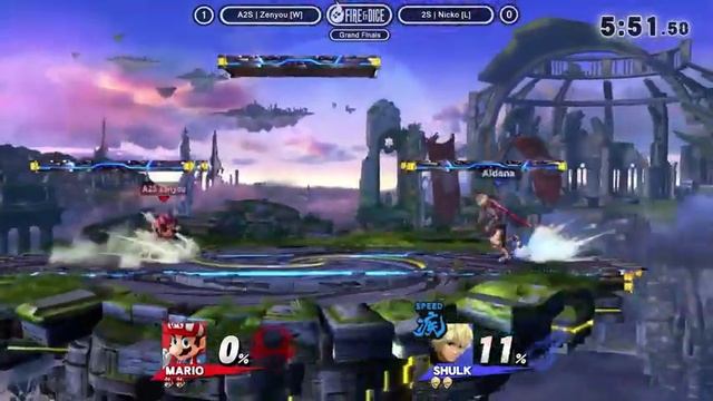 FAD TEG #8: Grand Finals - 2S | Nicko (Shulk, Cloud) vs A2S | Zenyou (Mario) смотреть онлайн