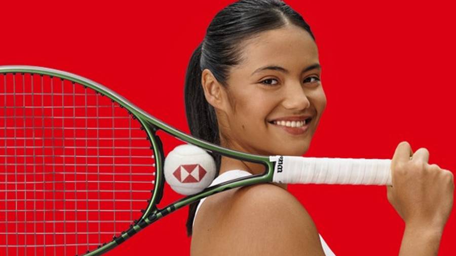 Emma Raducanu And HSBC. Bounce Of A Ball.