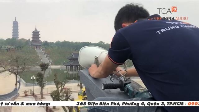 Lắp đặt loa âm thanh thông báo TOA, âm thanh nhà chùa: Bái Đính смотреть онлайн
