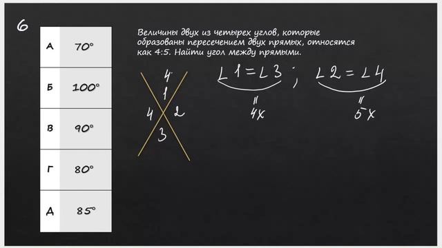 Планиметрия. Тест 1 смотреть онлайн