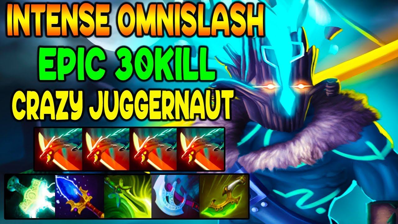 INTENSE OMNISLASH - EPIC 30 KILL - CRAZY JUGGERNAUT - DOTA 2 GAMEPLAY смотреть онлайн