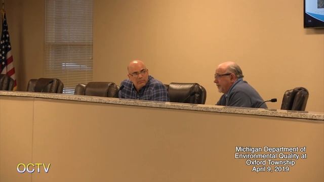 Michigan Department of Environmental Quality Presentation at Oxford Township: 4-9-19 смотреть онлайн