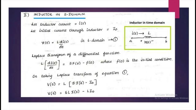 Resistor and inductor in s domain - KTU- ECT 205/EC 205- Module 3 - part (5/6)) смотреть онлайн