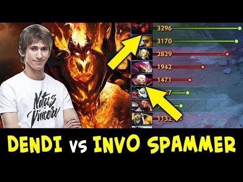 Dendi mid vs Invoker spammer — 200 IQ Shadow Fiend invisible kill смотреть онлайн