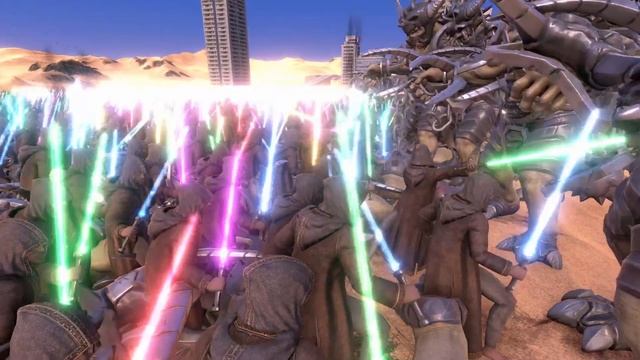 10k FANTASY UNIT DEFENDING TORTOISE FROM 5K LASER KNIGHT | Ultimate Epic Battle Simulator (UEBS) смотреть онлайн