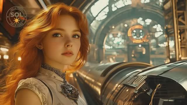 Aesthetic Steampunk Future London - AI Film