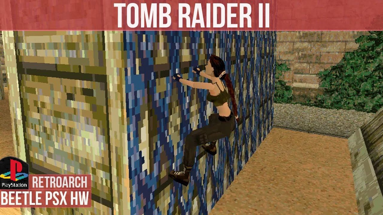 Tomb Raider II Gameplay - RetroArch 1.7.7 - Beetle PSX HW (PGXP) | Ps1 Emulator смотреть онлайн