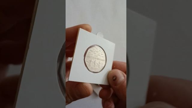 United Kingdom, 50 pence 2015; Elizabeth II 5th portrait; Battle of Britain смотреть онлайн