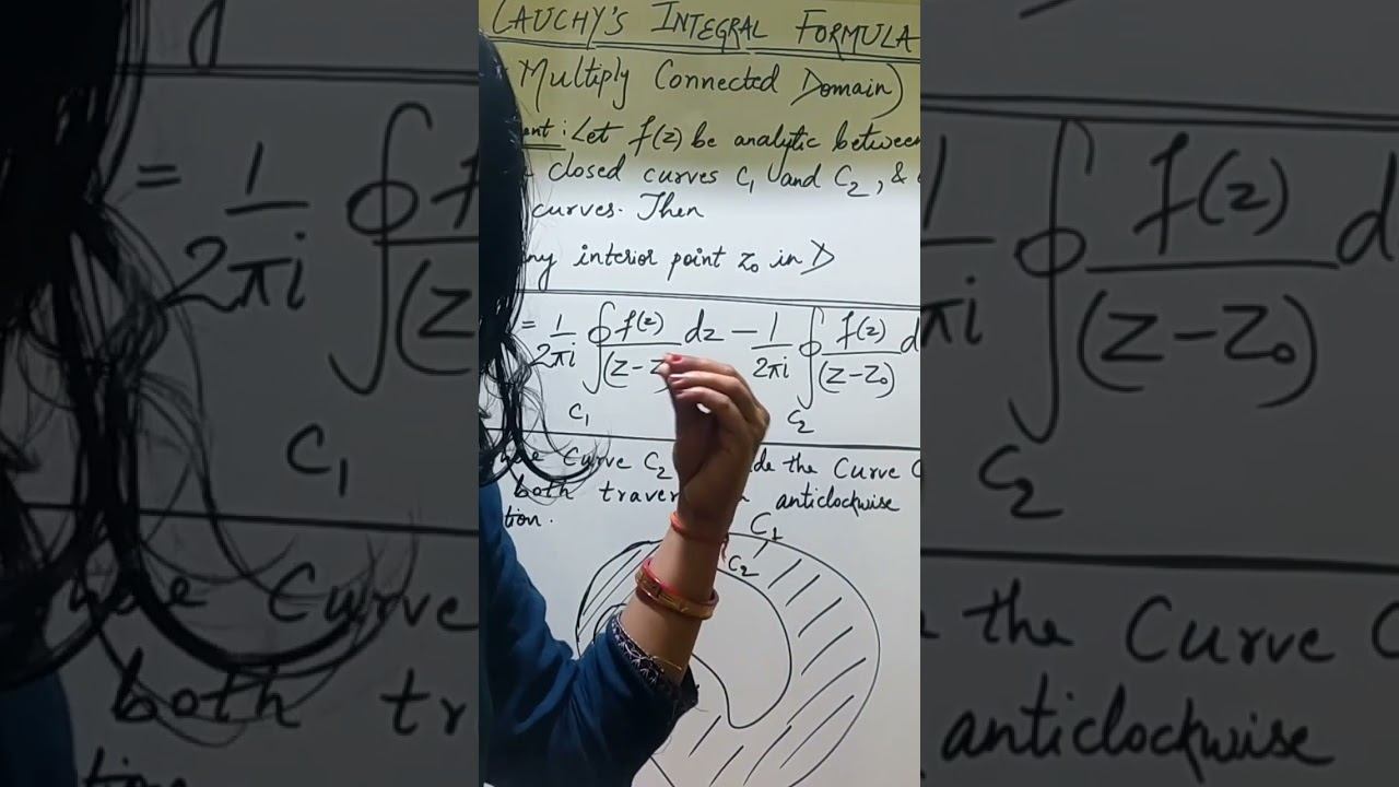 Cauchy's Integral Formula ll For Multiply Connected Domain ✌🙏❤ смотреть онлайн