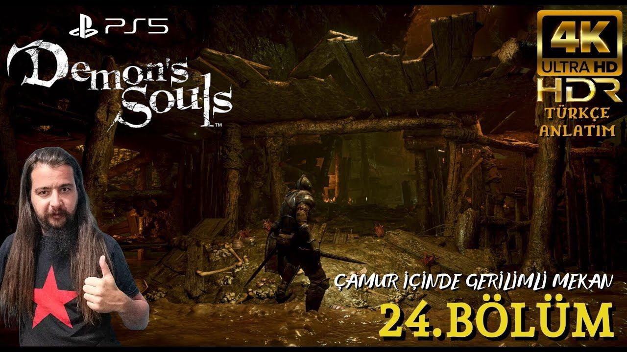 ÇAMUR İÇİNDE GERİLİMLİ MEKAN | DEMON'S SOULS (PS5) 4K 60FPS HDR Bölüm 24 (5-1 Yozlaşmış Yarık) смотреть онлайн