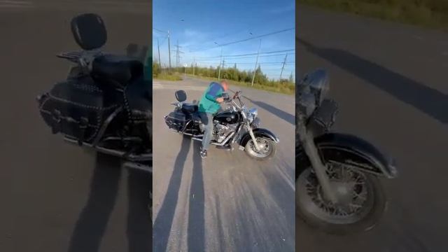Harley davidson "гонщик серебряной мечты"! смотреть онлайн