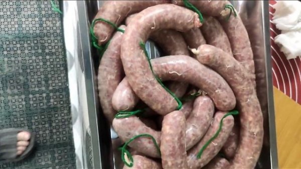 домашняя полукопчёная колбаса су-вид