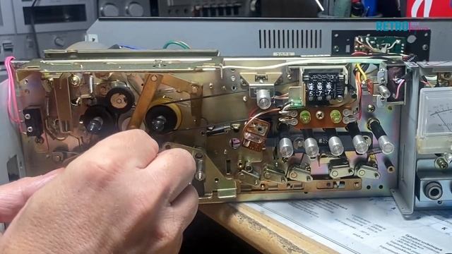 AKAI GXC-710 stereo cassette deck-repair- смотреть онлайн